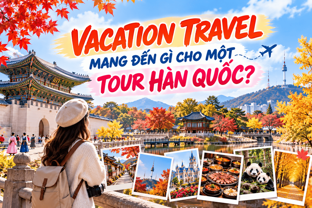 Vacation Travel mang đến gì cho tour Hàn Quốc? Khám phá hành trình Seoul, Nami, Everland